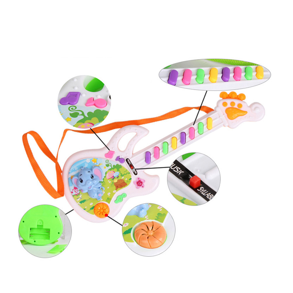 Электронная детская гитара с м – обзор и цена Kids Education Rhymes